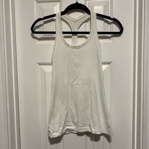 White Lululemon tank top